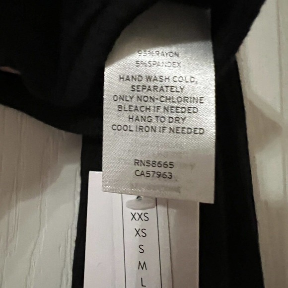 BP Nordstrom NWT Ribbed Long Slv Shrug Cropped Jacket Bolero Black Sz 4X Stretch - Picture 5 of 6